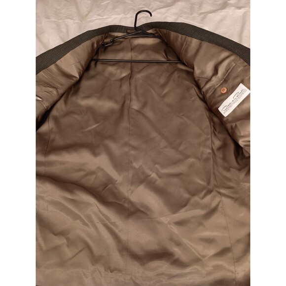 Oscar De La Renta Blazer Jacket Size 39R Brown - Picture 7 of 12